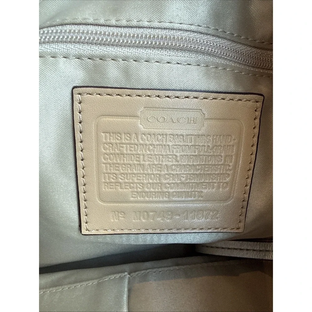 Vintage Coach Metallic Slim Carly Hobo Bag & Slim Envelope Wall #11872 #41365